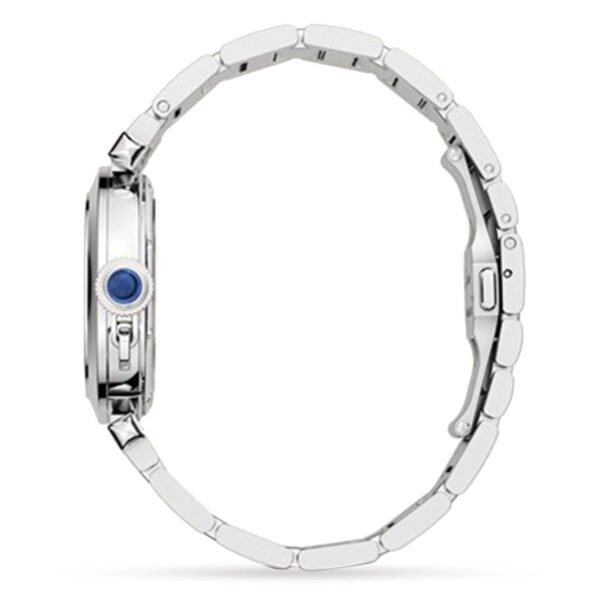 Pasha De Cartier Watch 35mm, Automatic Movement, Steel, Interchangeable Metal And Leather Straps - Image 3